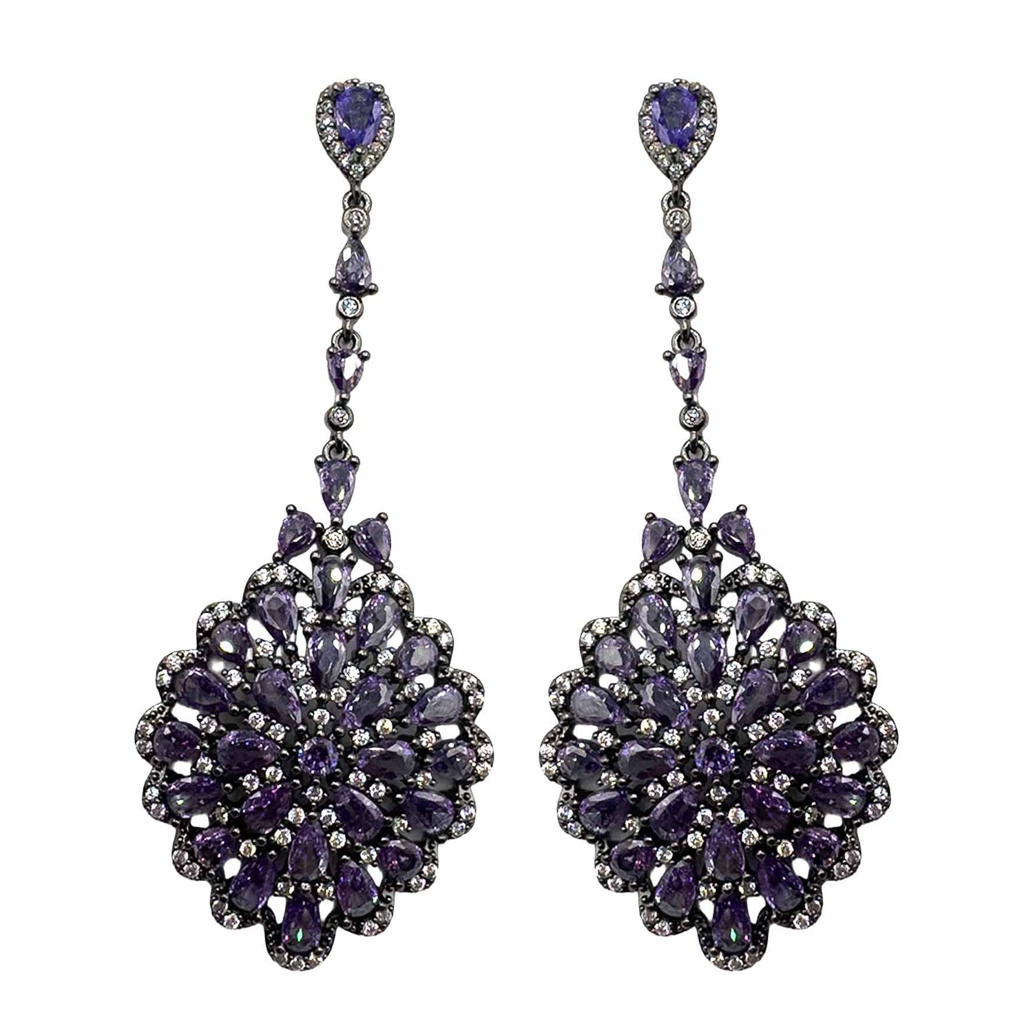 Palestro Milano Orecchini Ovale di Magia Violet