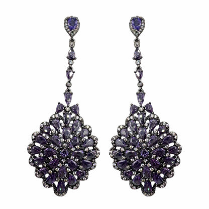 Palestro Milano Orecchini Ovale di Magia Violet