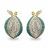 Palestro Milano Orecchini Gold - Pink Turquoise Papaya di Pavè