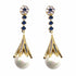 Palestro Milano Orecchini Gold Perla Fiorita