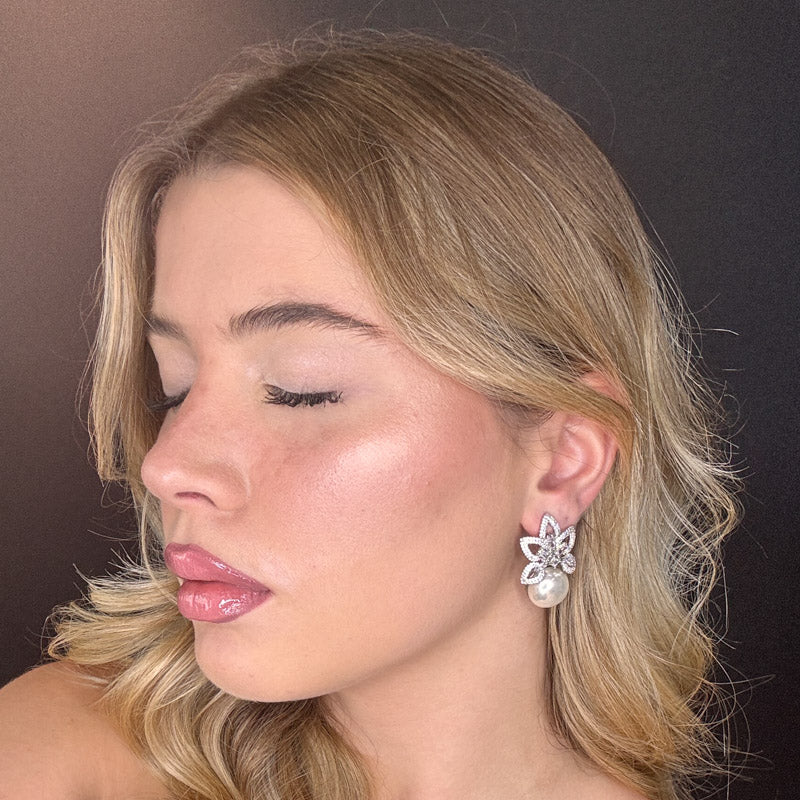 Perla con stella di pavè - Big edition
