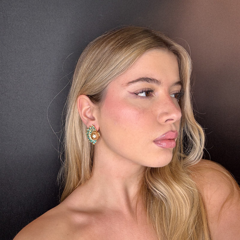 Perla solare con zirconi