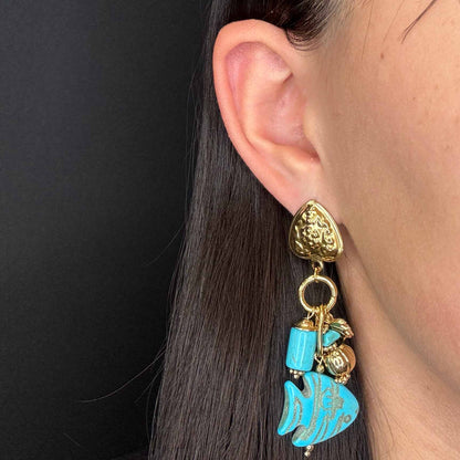 Pesciolino Turquoise Pendente