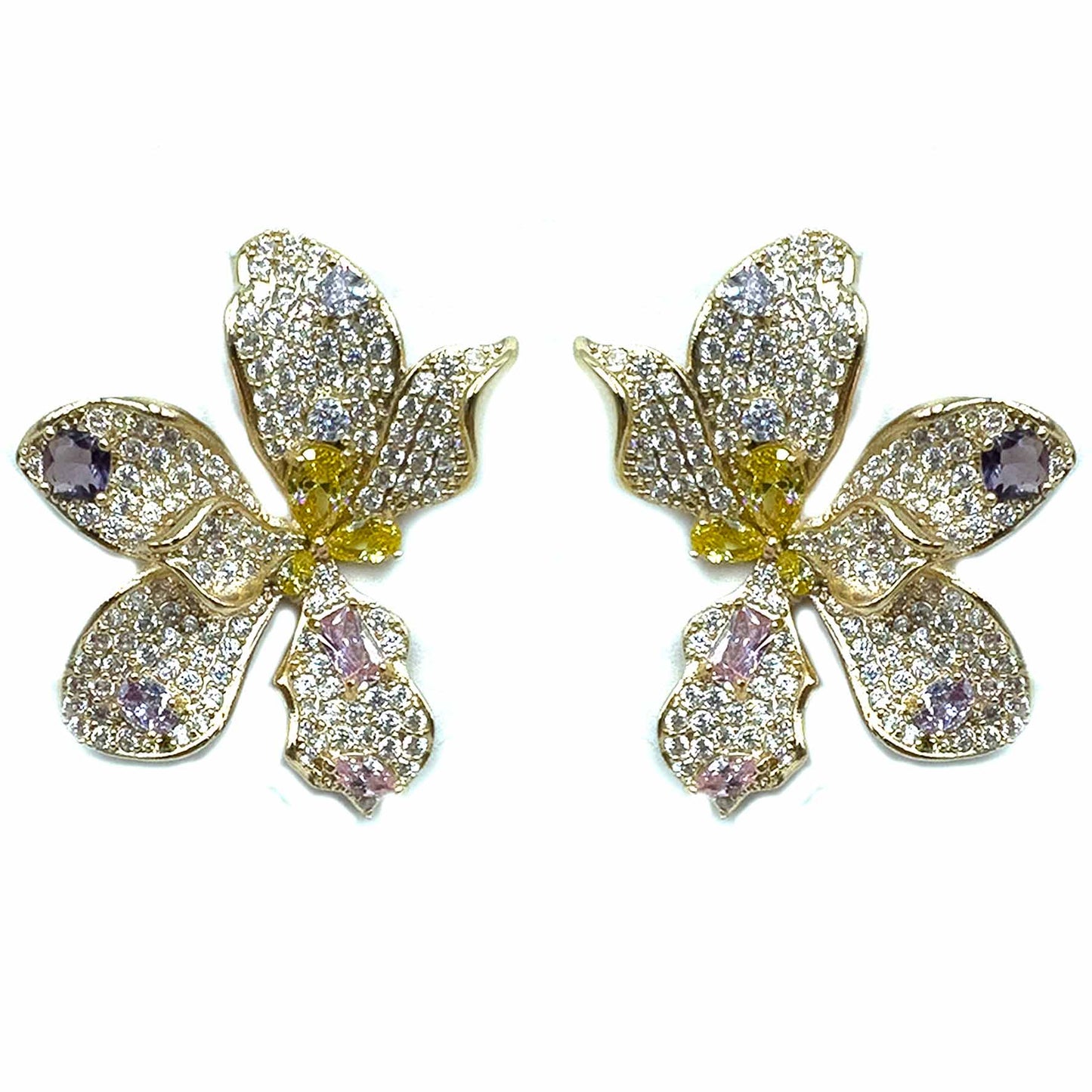 Petali di pavè e cristalli Arlecchino
