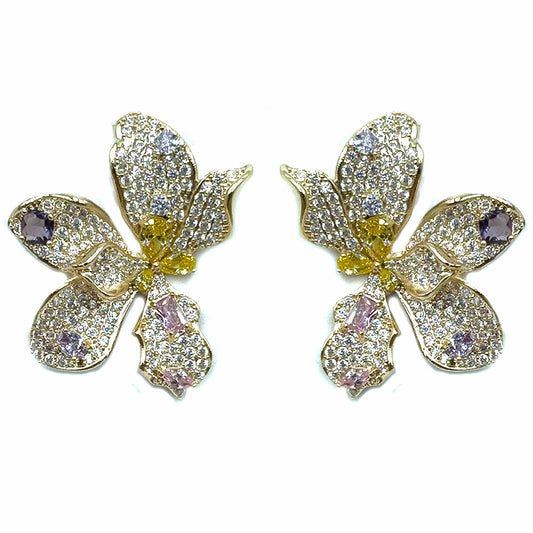 Petali di pavè e cristalli Arlecchino
