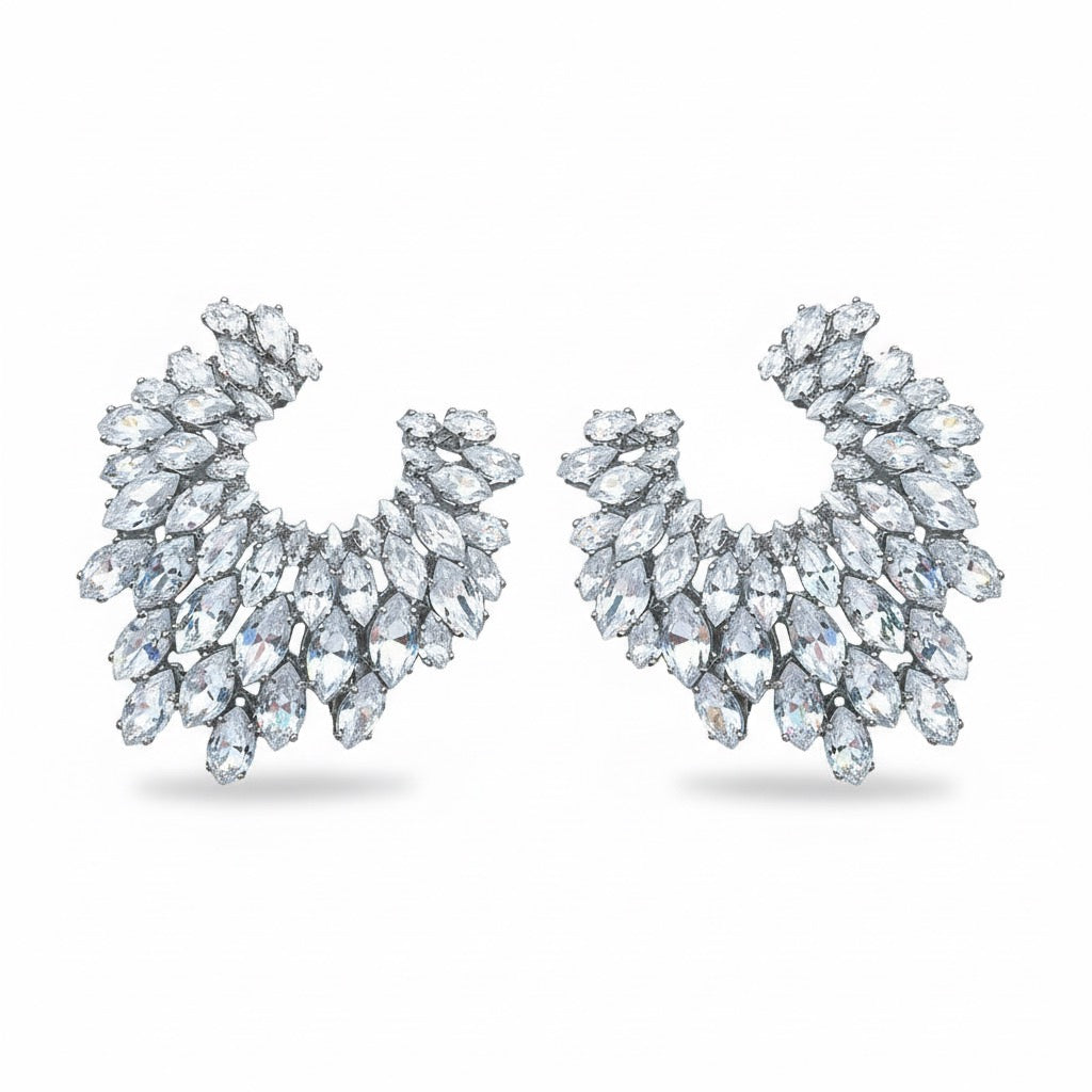 Palestro Milano Orecchini Raggi di Cristalli