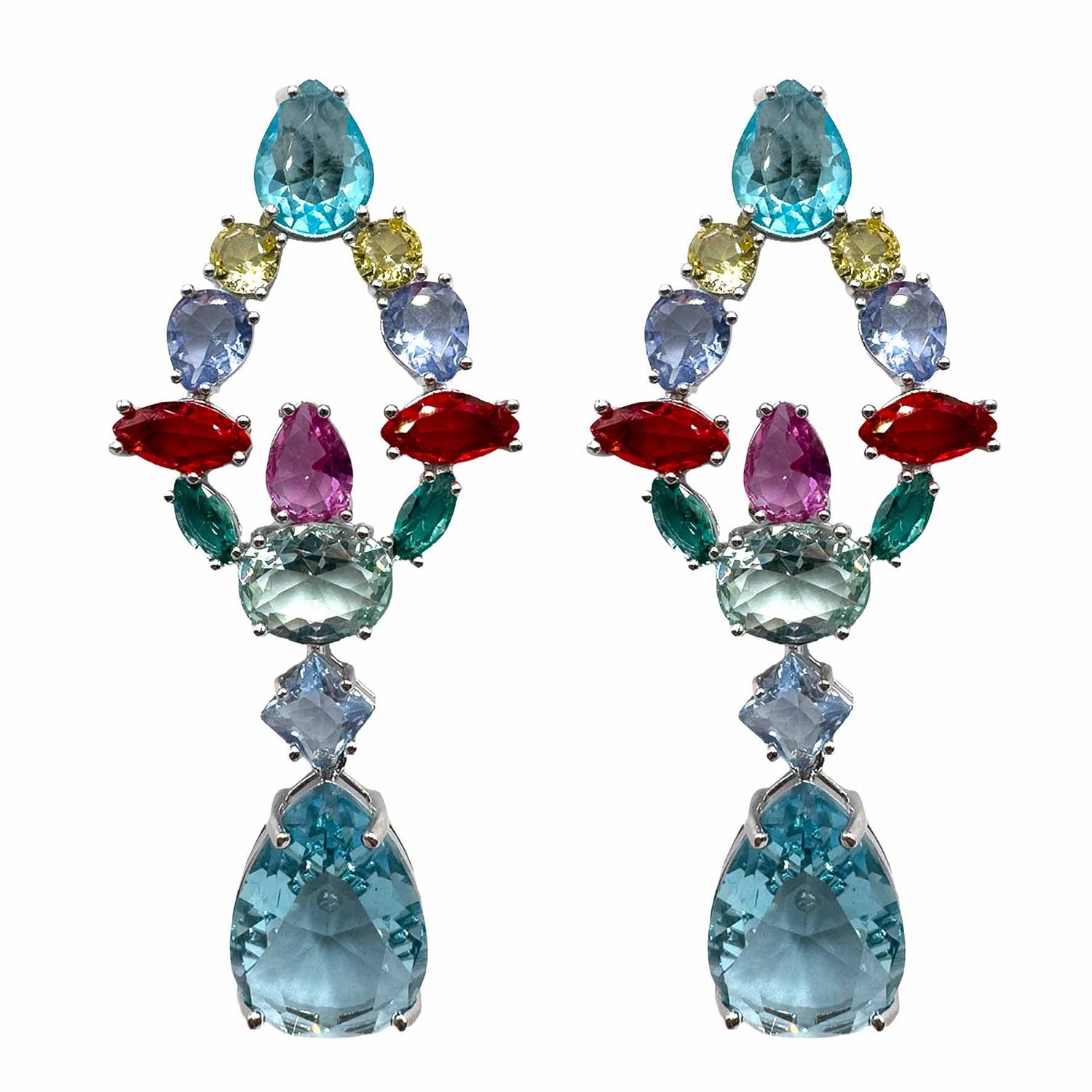 Rombo &amp; Pietre Multicolor