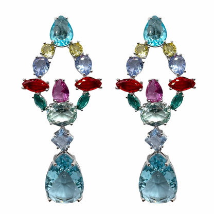 Rombo &amp; Pietre Multicolor