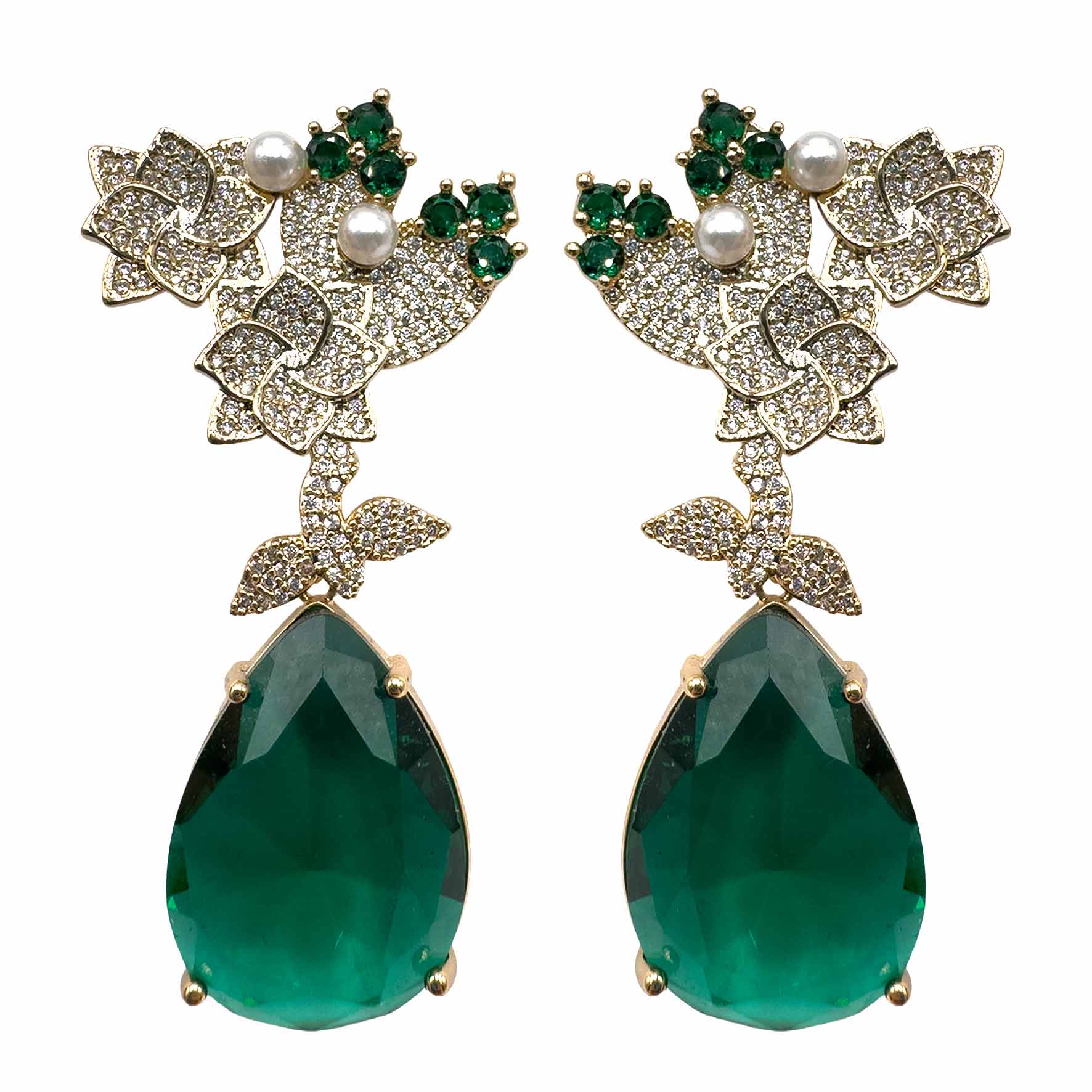 Rose &amp; Goccia Verde Smeraldo