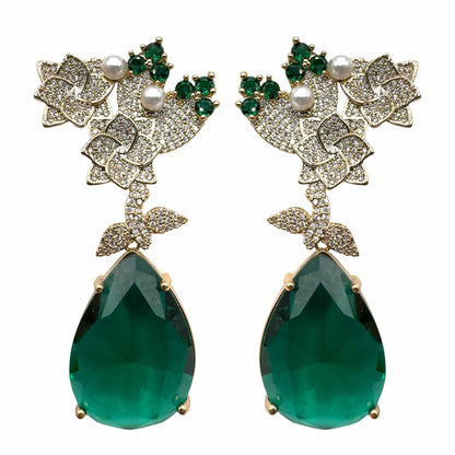 Rose &amp; Goccia Verde Smeraldo