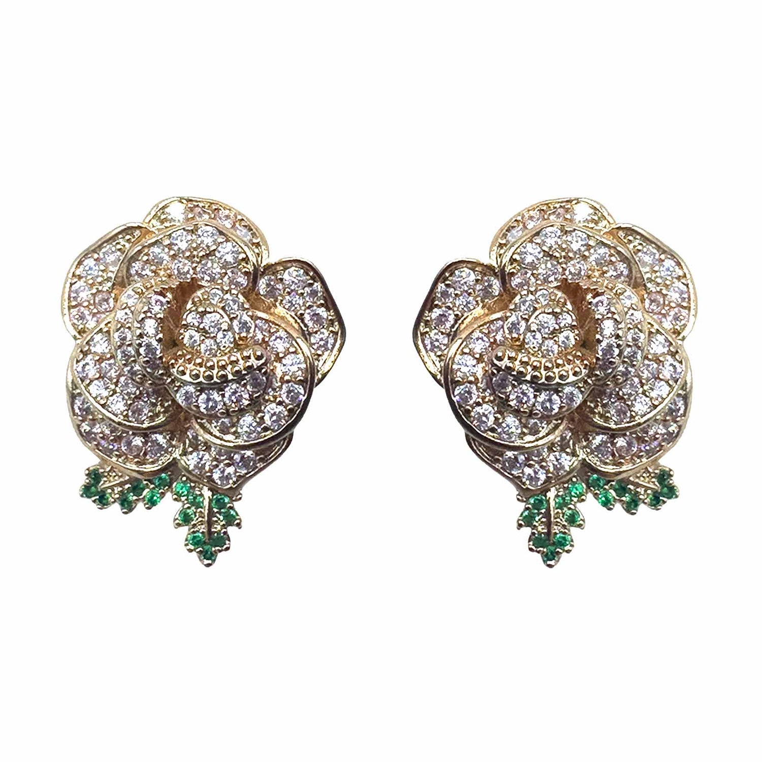 Palestro Milano Orecchini Rose Gold - Lillac Rose di Pavè