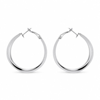 Gilda Silver Hoops