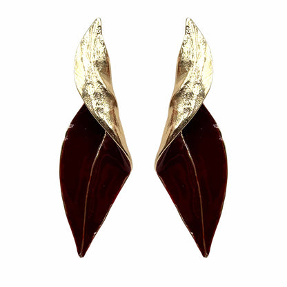 Palestro Milano Orecchini Bordeaux Selene