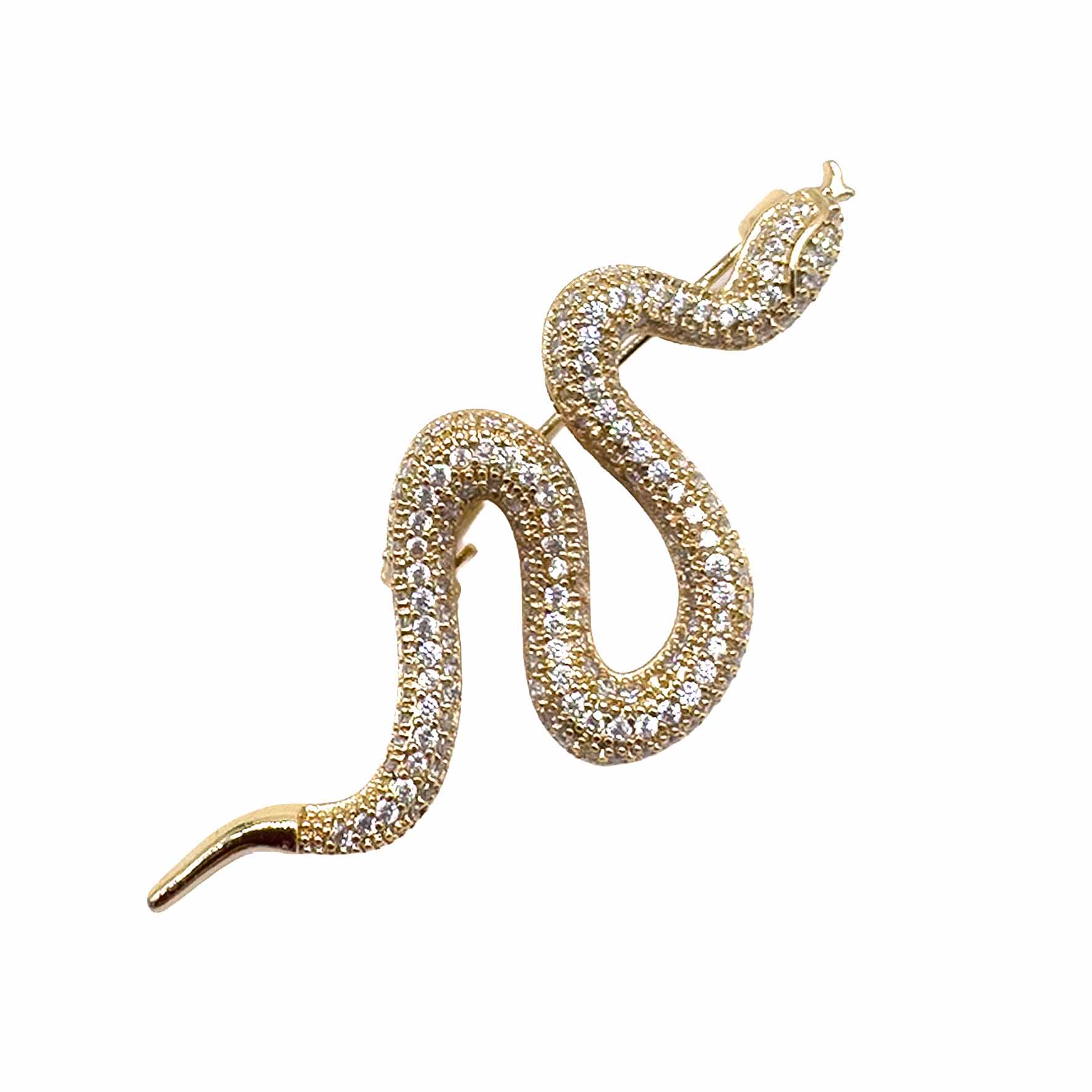 Palestro Milano Spille e spillette Gold Serpente