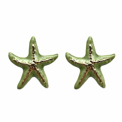 Stella marina con venatura dorata