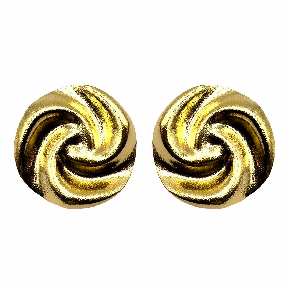 Palestro Milano Orecchini Tondo a Spirale Gold