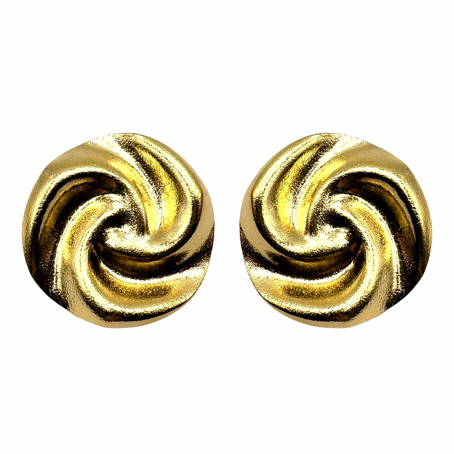 Palestro Milano Orecchini Tondo a Spirale Gold