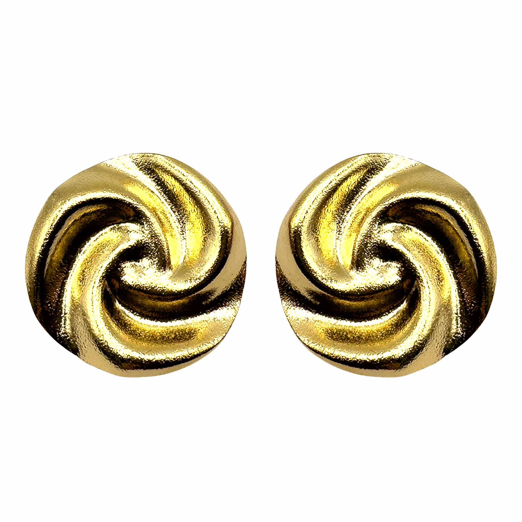Palestro Milano Orecchini Tondo a Spirale Gold