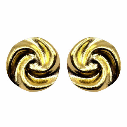 Palestro Milano Orecchini Tondo a Spirale Gold