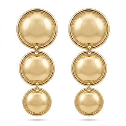 Tre Tondi Gold Plated
