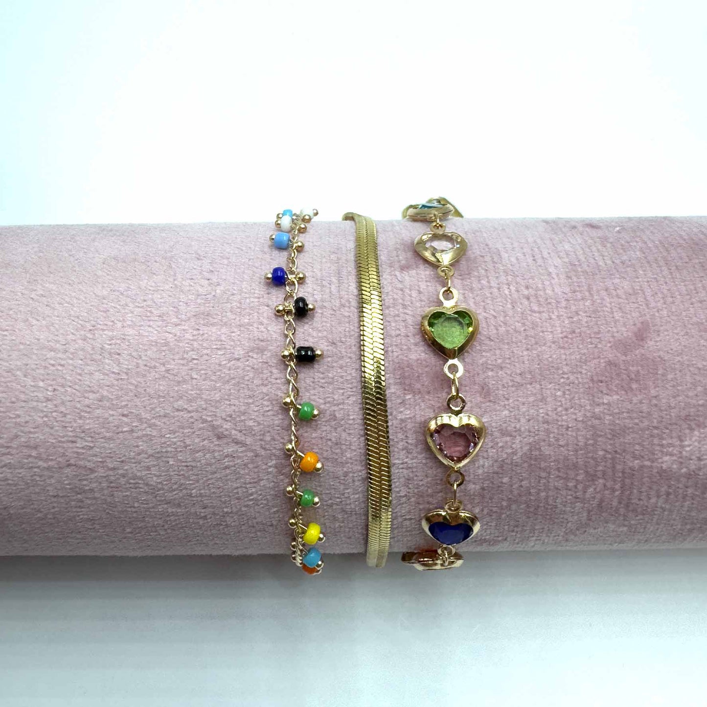 Trio cavigliere esplosione di colori