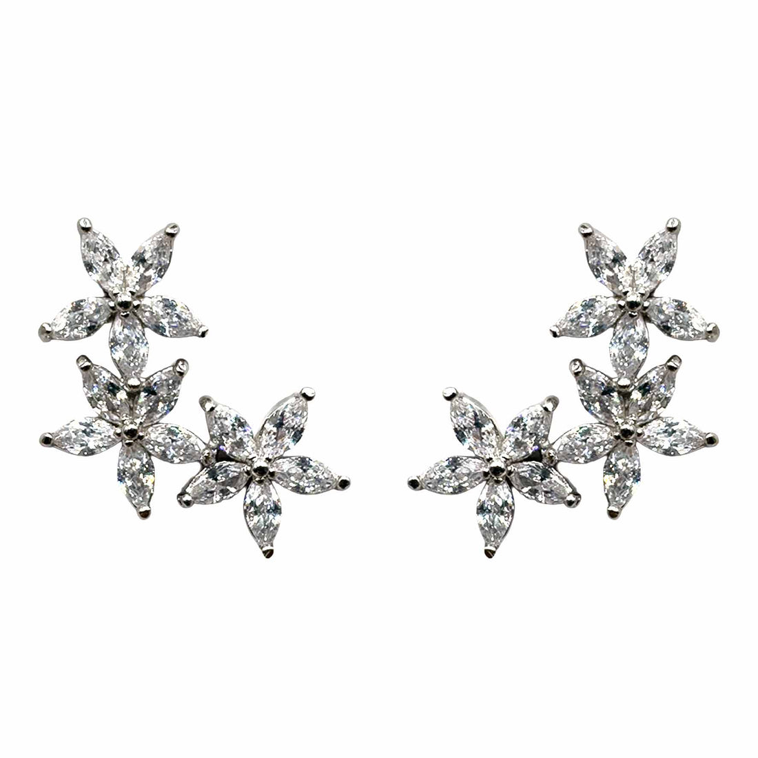 Trio di Fiori di Cristalli