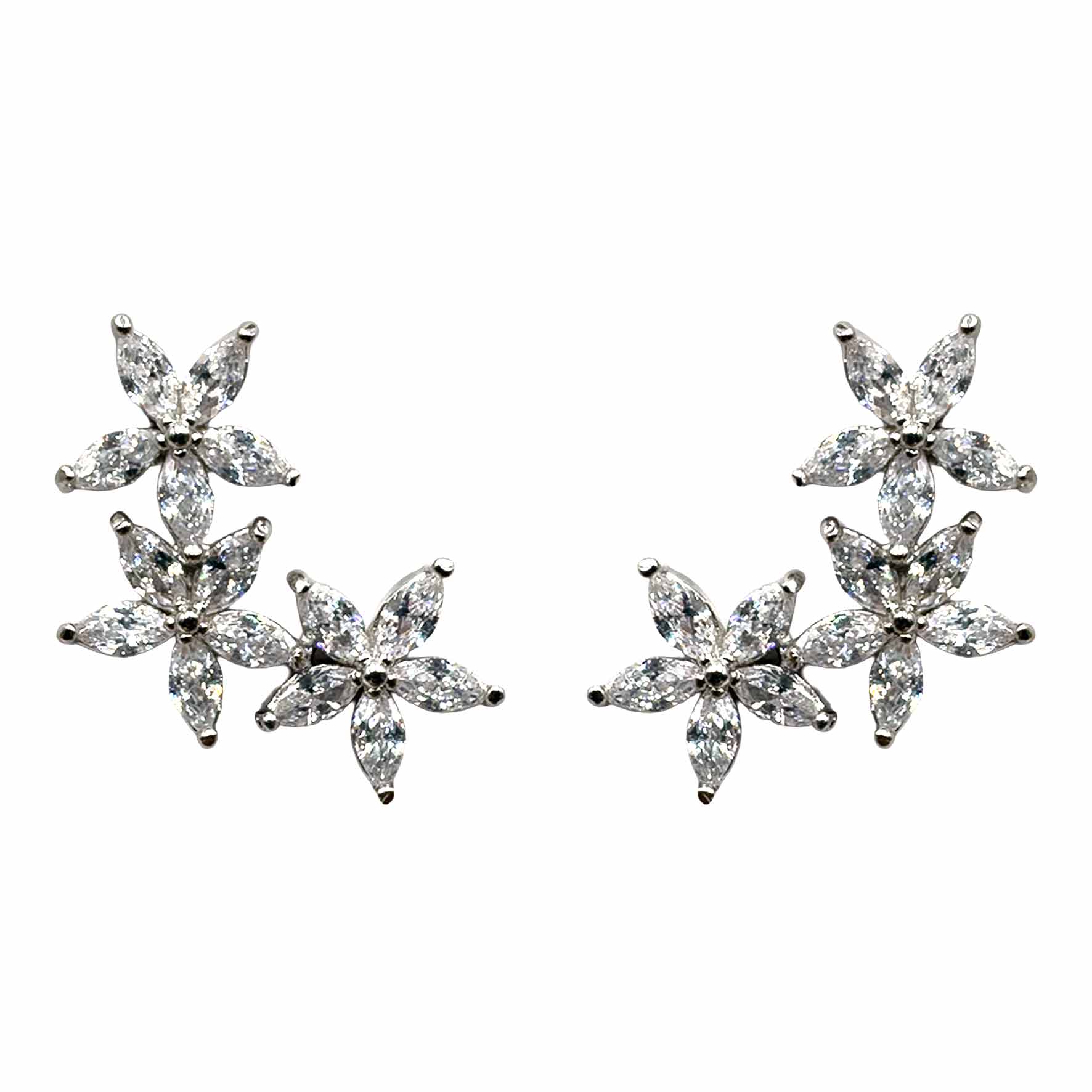 Trio di Fiori di Cristalli