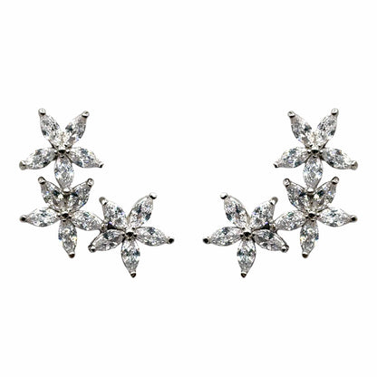 Trio di Fiori di Cristalli