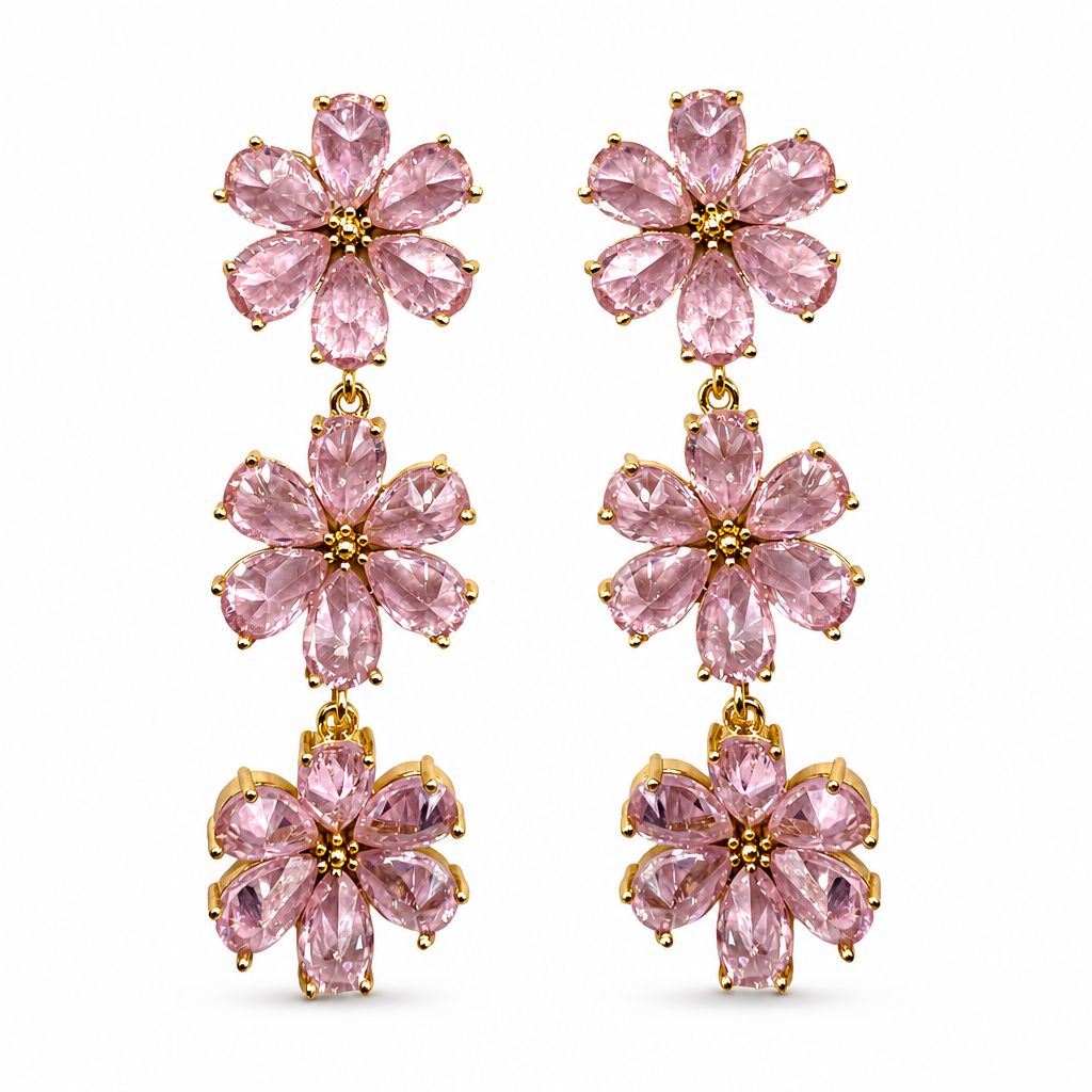 Trio di Margherite Pink Brillanti