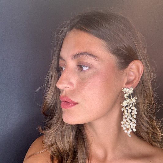 Vite con uva a cascata