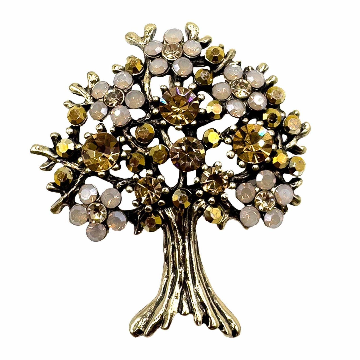 Palestro Milano Spille e spillette Champagne Albero di Pietre Magiche