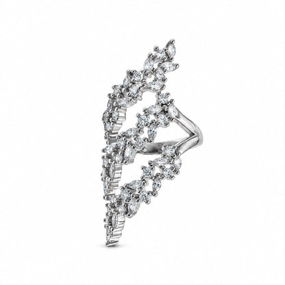 Anello Foglioline&amp;Cristalli