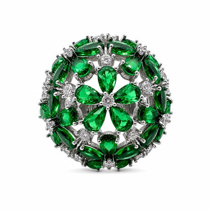 Anello Tondo Fiorito