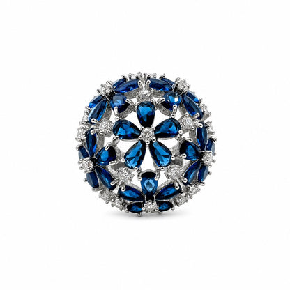 Anello Tondo Fiorito
