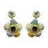 Palestro Milano Orecchini Gold - Multicolor Anemone Big di Pavè