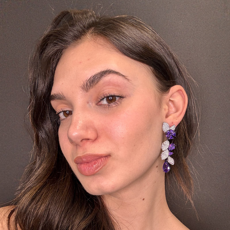 Palestro Milano Orecchini Armonia Violetta