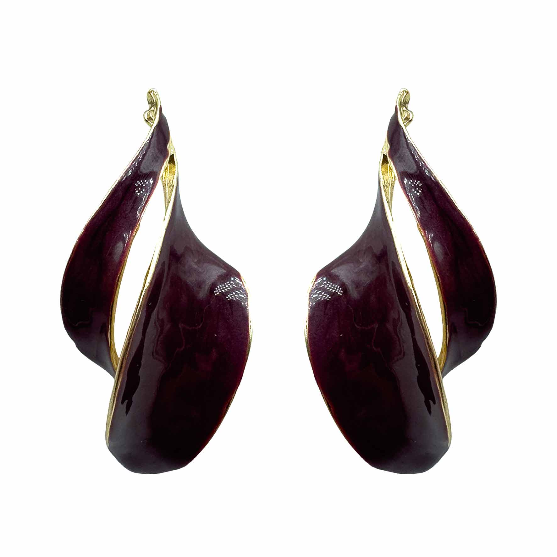 Palestro Milano Orecchini Bordeaux Aria