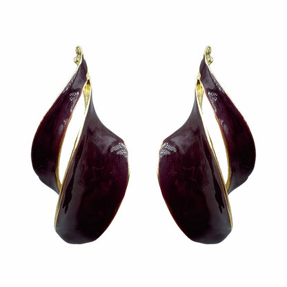 Palestro Milano Orecchini Bordeaux Aria