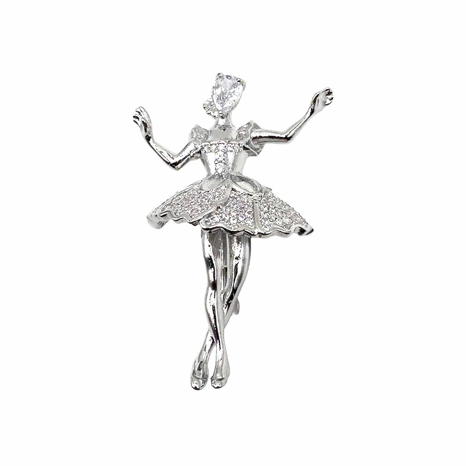 Palestro Milano Spille e spillette Silver Ballerina Danzante