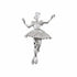 Palestro Milano Spille e spillette Silver Ballerina Danzante