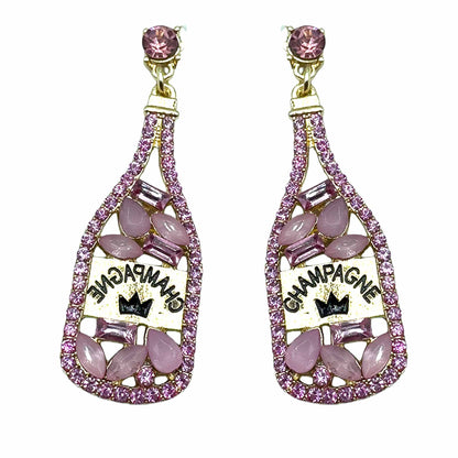 Palestro Milano Orecchini Pink Bollicine di champagne