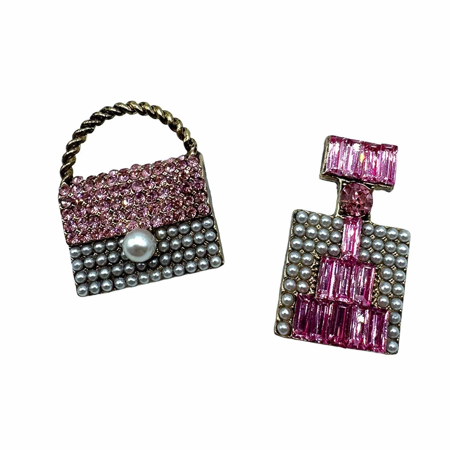 Palestro Milano Spille e spillette Fucsia Borsetta &amp; Profumo