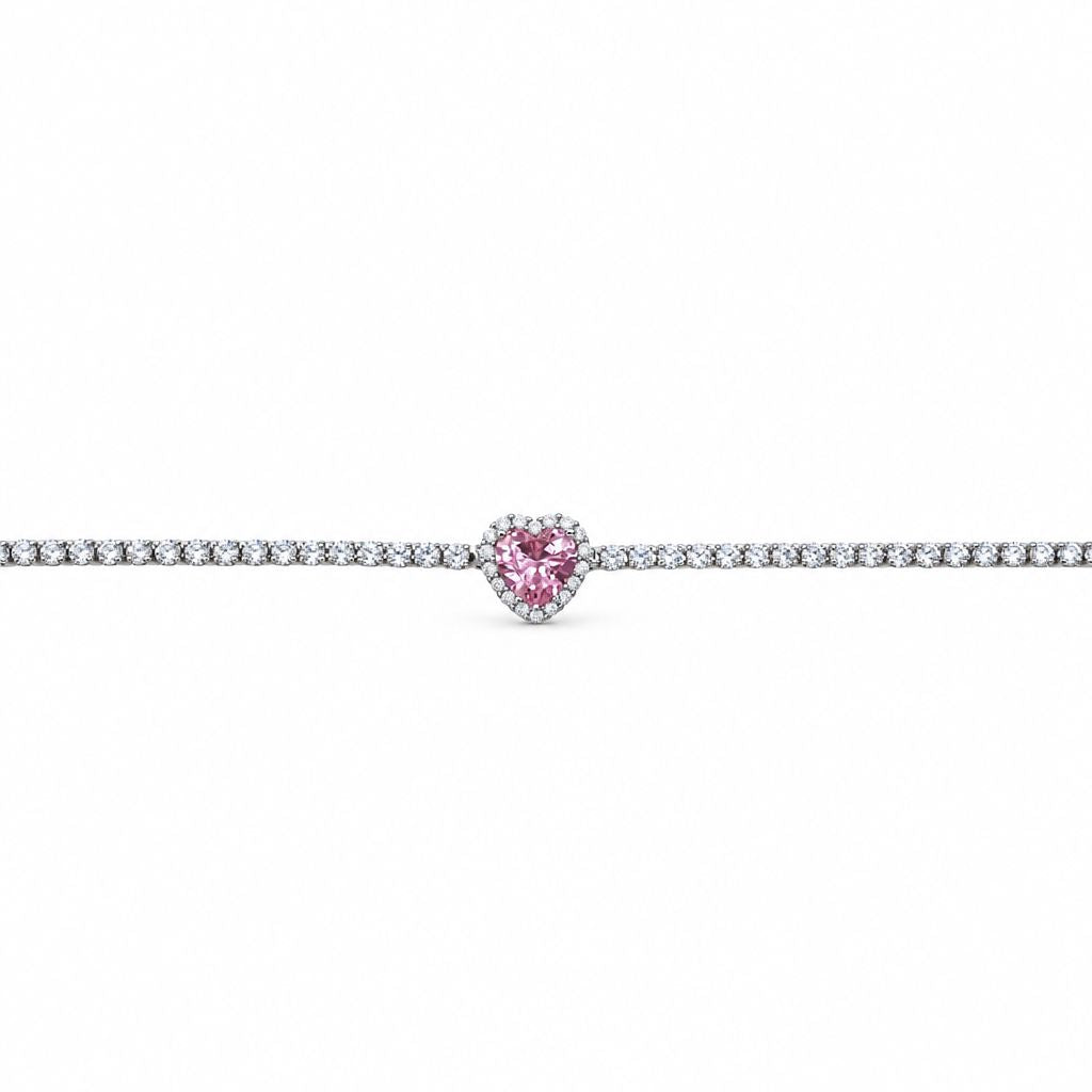 Bracciale Tennis cuore big