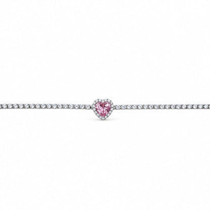 Bracciale Tennis cuore big