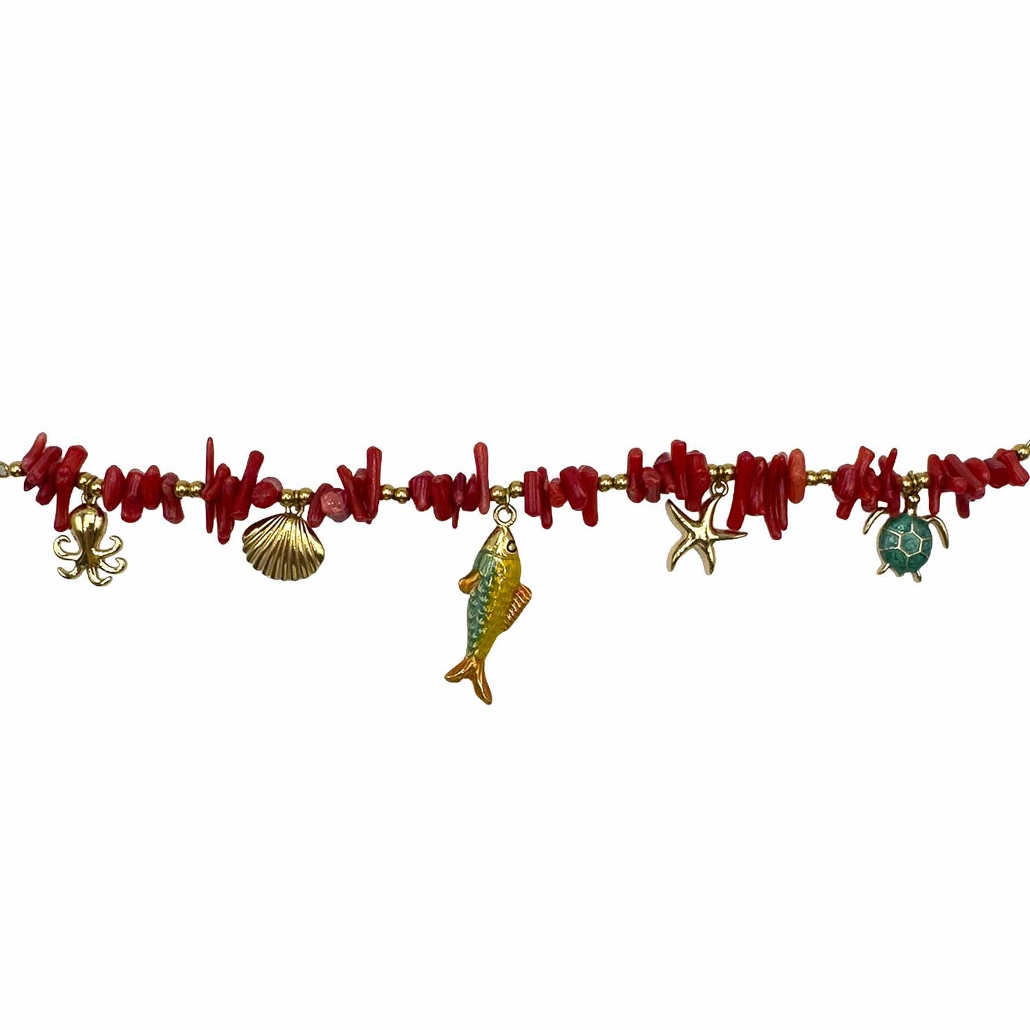 Bracciale Charms &amp; Coralli