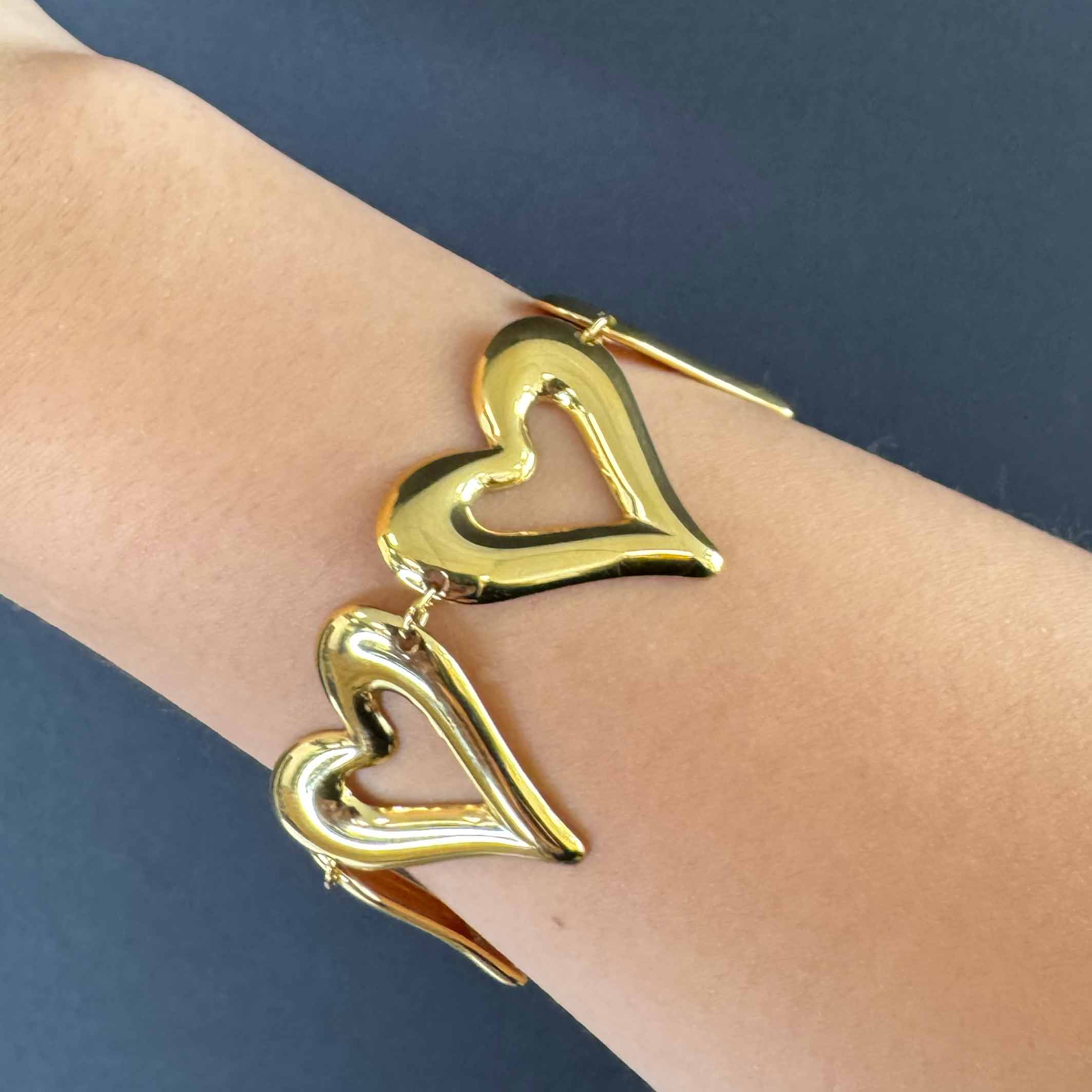 Bracciale con Cuori d&