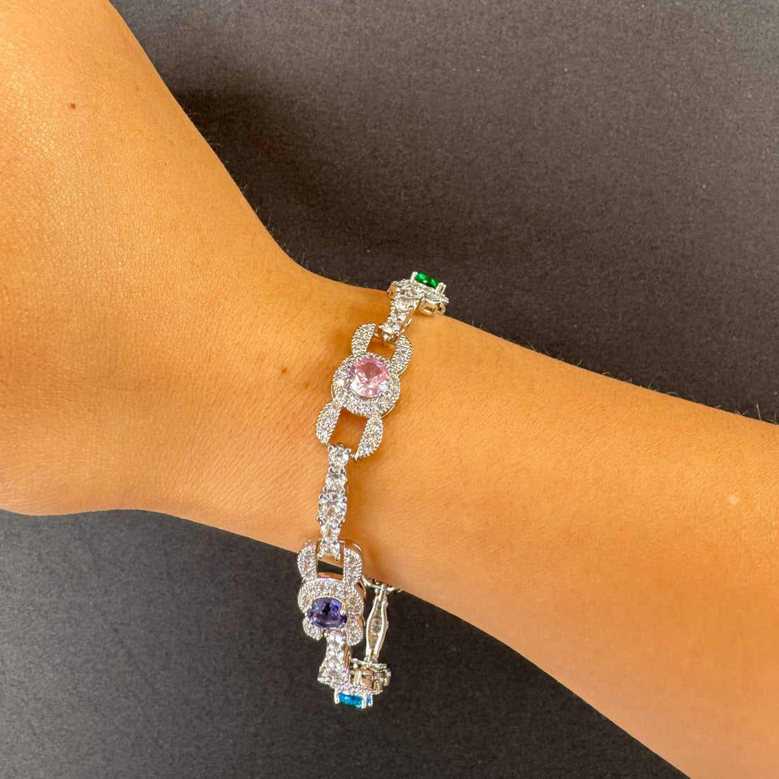 Bracciale di Catene di Gemme