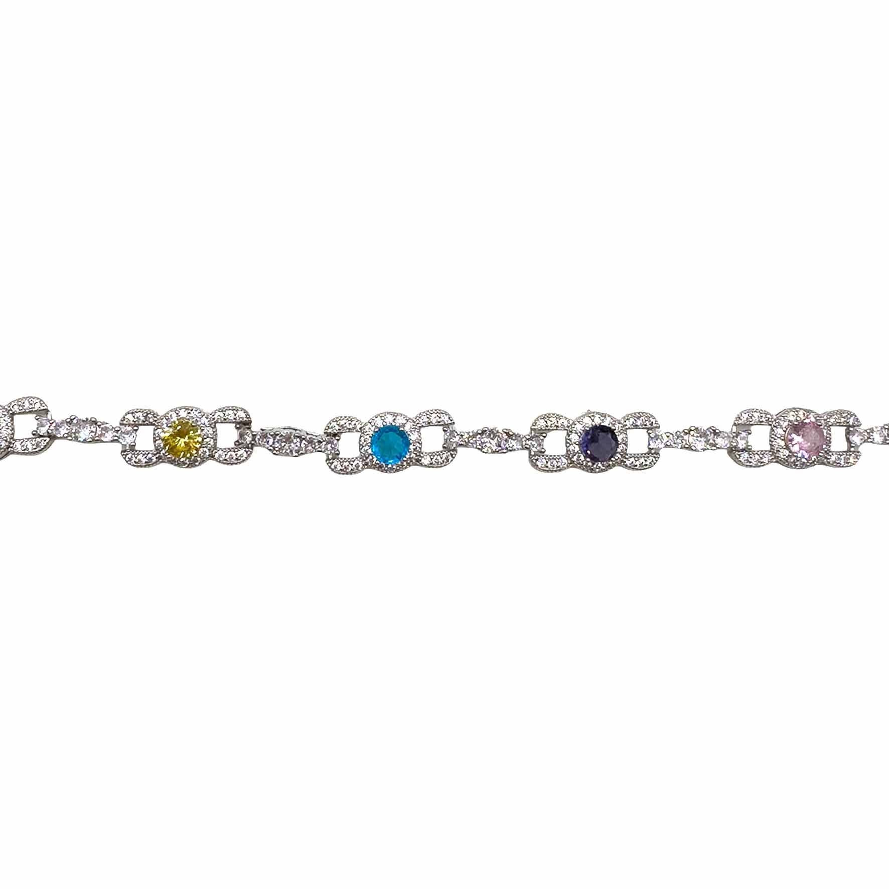 Bracciale di Catene di Gemme
