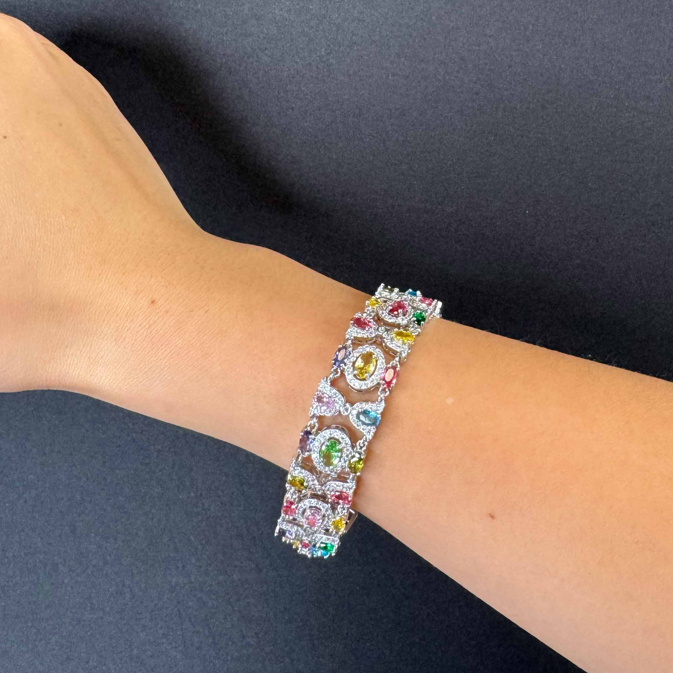 Bracciale di Gemme Multicolor