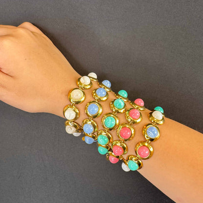 Bracciale di Tondi Colorati